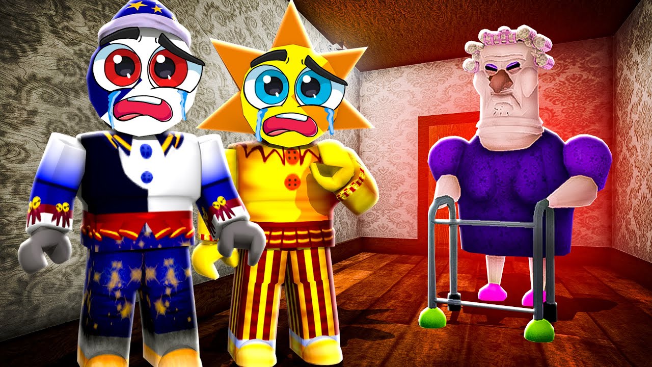 ESCAPE GRUMPY GRAN SCARY OBBY in ROBLOX