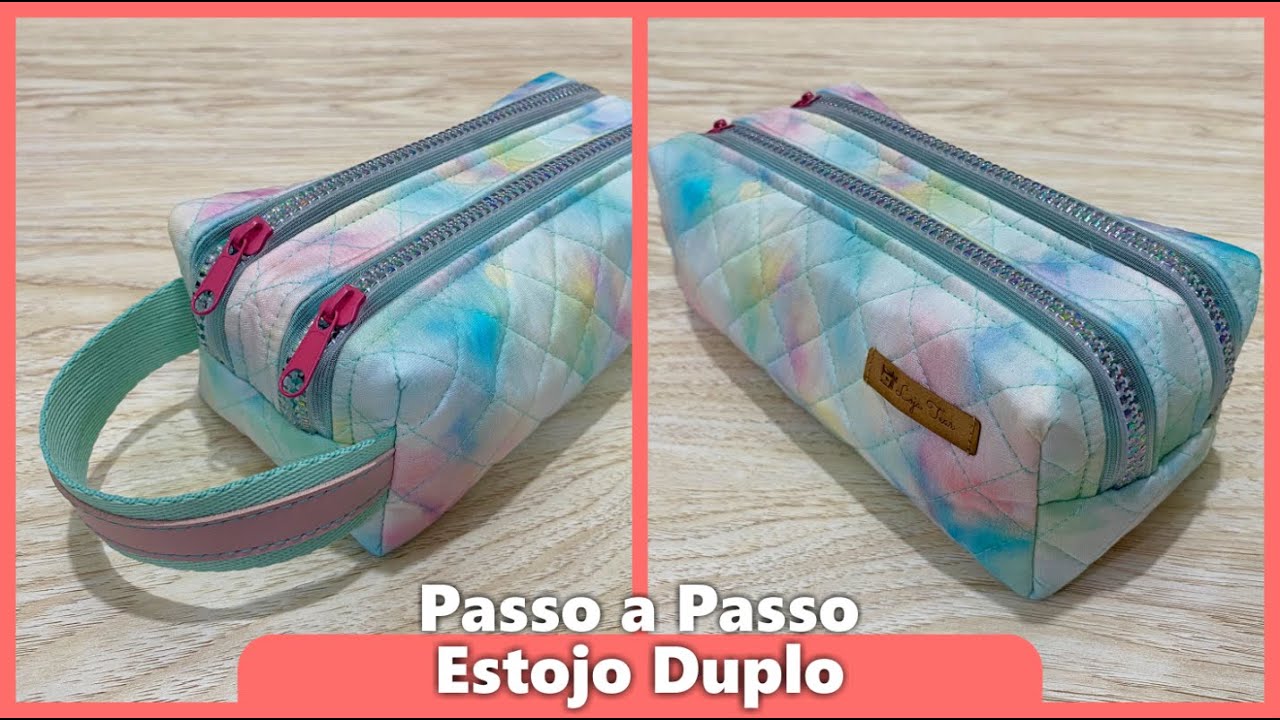 Passo a Passo Estojo Duplo por Carol Buselli - Loja Tear