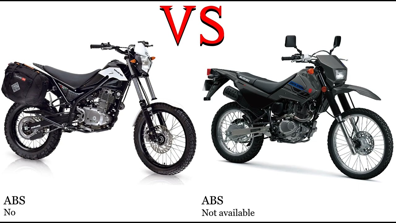 Beta Urban 200 vs Suzuki DR 200 Test specification comparison