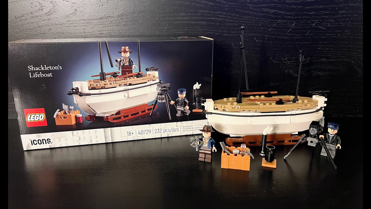 ASMR Build LEGO Shackleton's Lifeboat