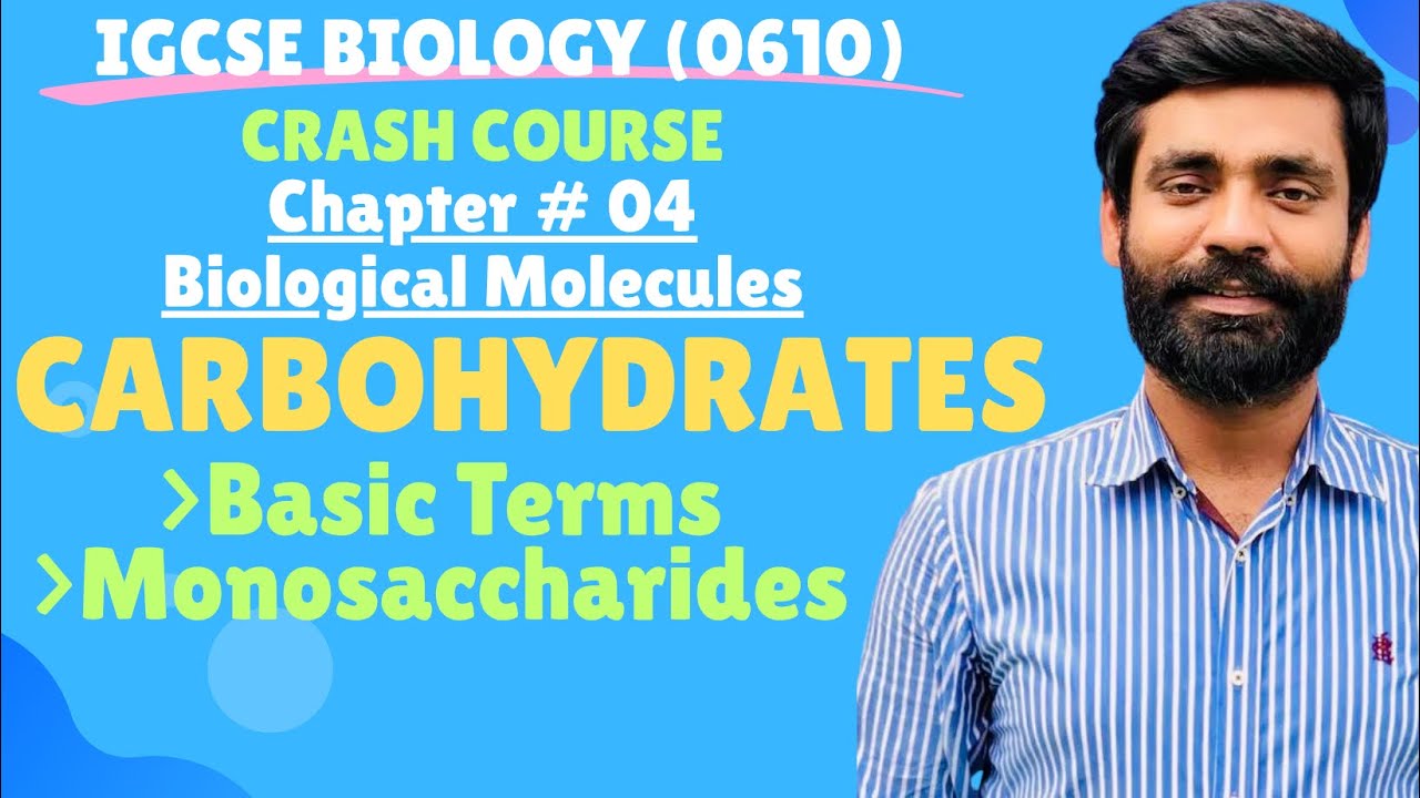 IGCSE Biology|**Chapter#04 Biological Molecules (basic terms+Monosaccharides)**