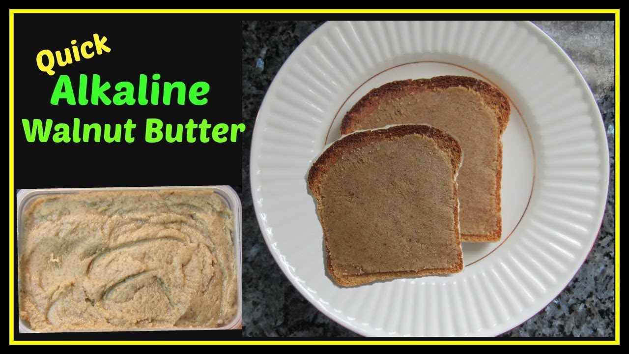 Alkaline Walnut Butter /Dr. Sebi Approved Recipe