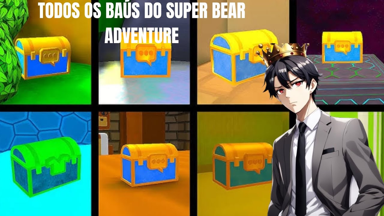 TODOS OS BAÚS DO SUPER BEAR ADVENTURE QUE VOCÊ NÃO SABIA
