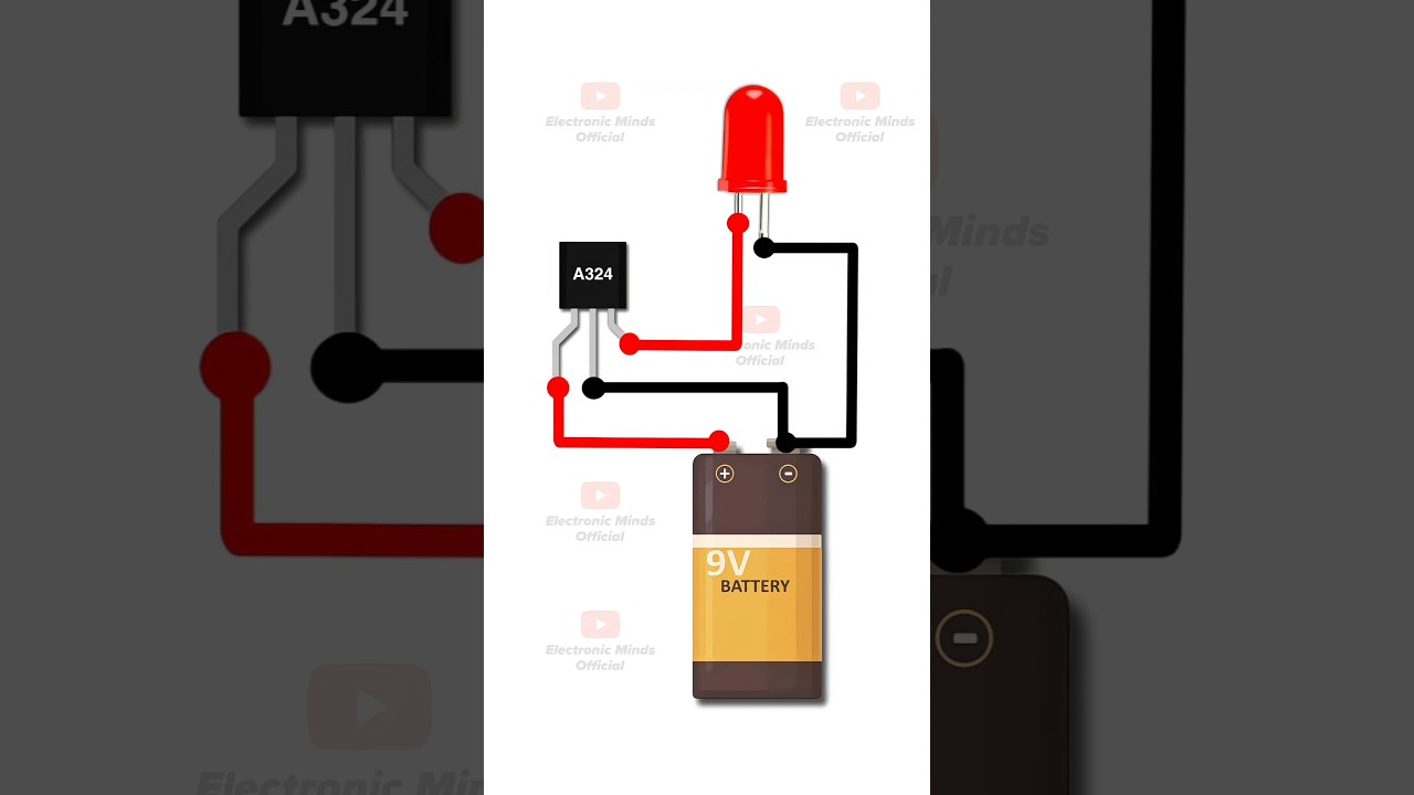 Magnetic Field Sensor Circuit Using A324 Hall Effect Sensor