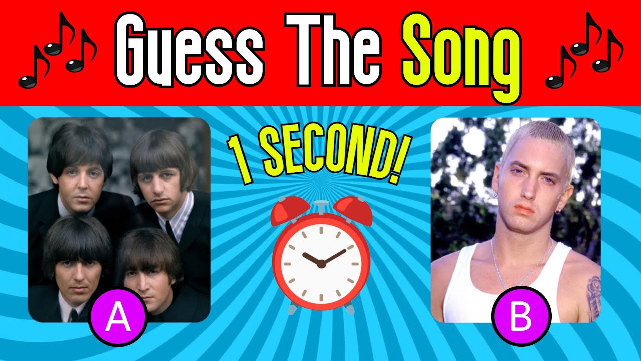 Guess the Song from 1 Second (Music Quiz)