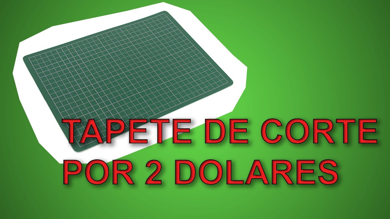 Tapete de corte casero