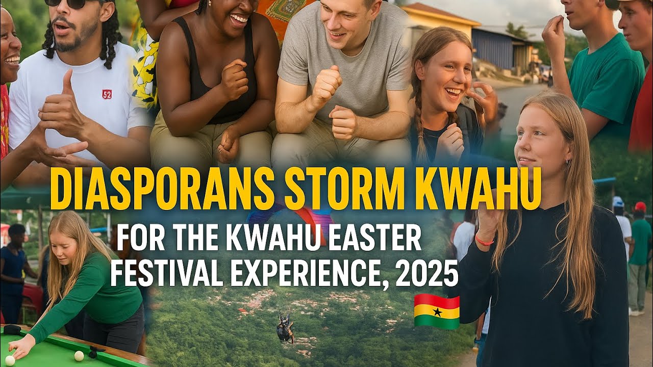 Diasporans Hijacked the Street, Share Experience at Kwahu Easter Festival 2025 🇬🇭
