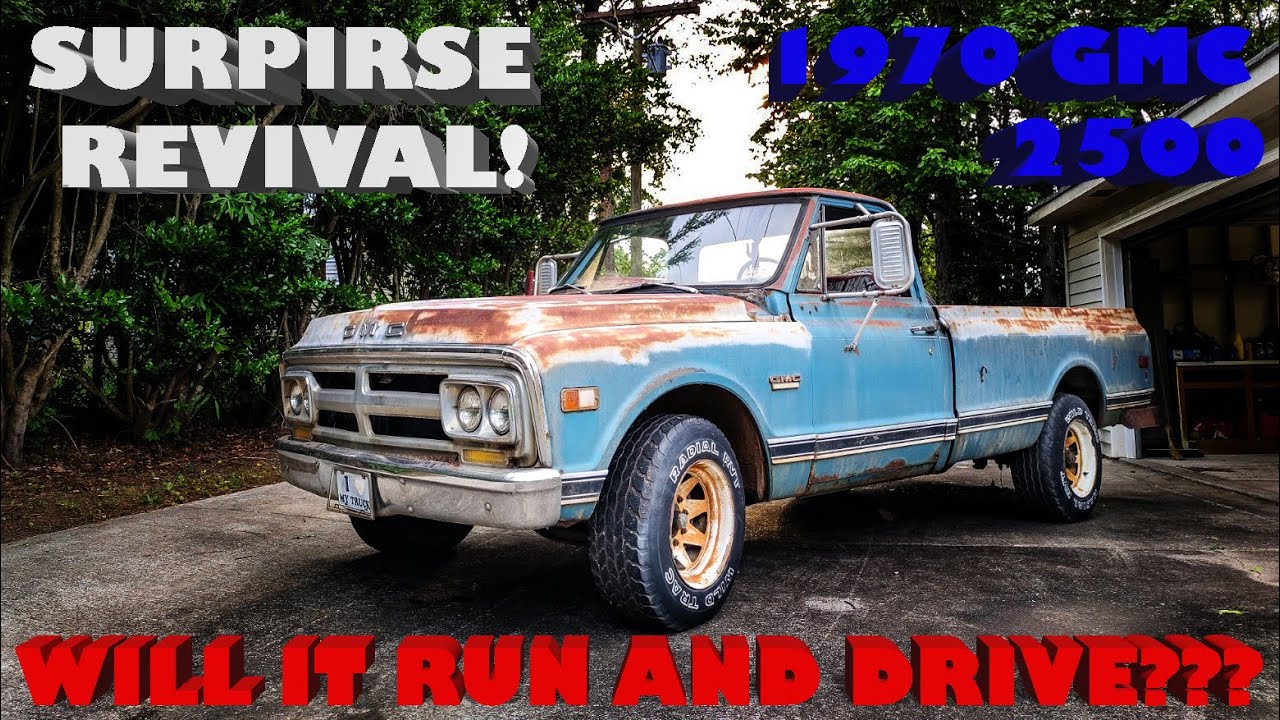 Will Old Blue RUN and DRIVE After Sitting for Years??? Surprise REVIVAL of Jimmy's 1970 GMC Pickup!