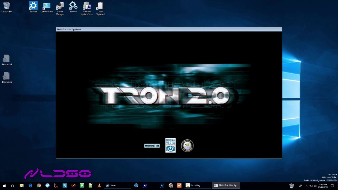 TRON 2.0 on Windows 10 Fall Creators Update (October 17, 2017)
