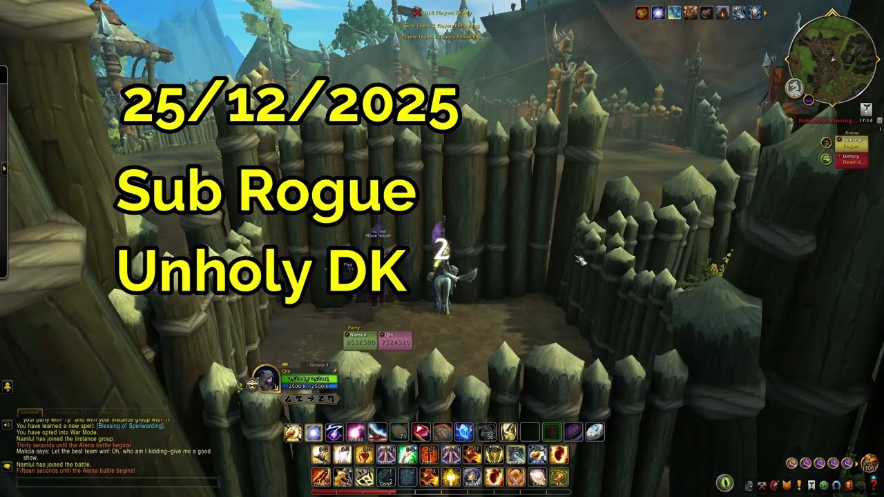 [11.0] Arena Skirmish 20/12/2025 to 26/12/2025