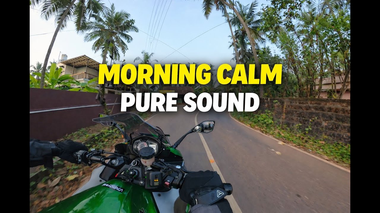 Join Me On A Peaceful Backroads Ride In Kannur | Ninja 1000 Pure Sound 🟢 Part2 - Returning Home