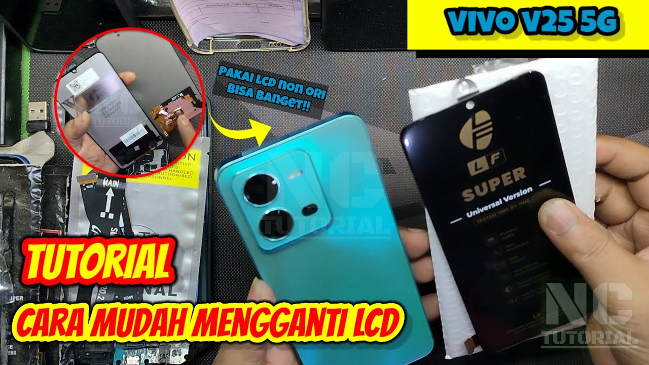 TUTORIAL CARA MENGGANTI LCD PADA HP VIVO V25 5G