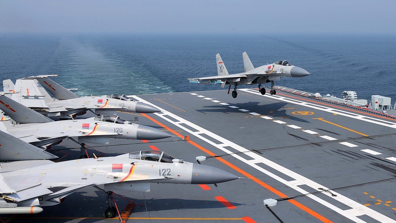 Chinese aircraft carrier Liaoning&rsquo;s latest routine training mission at sea