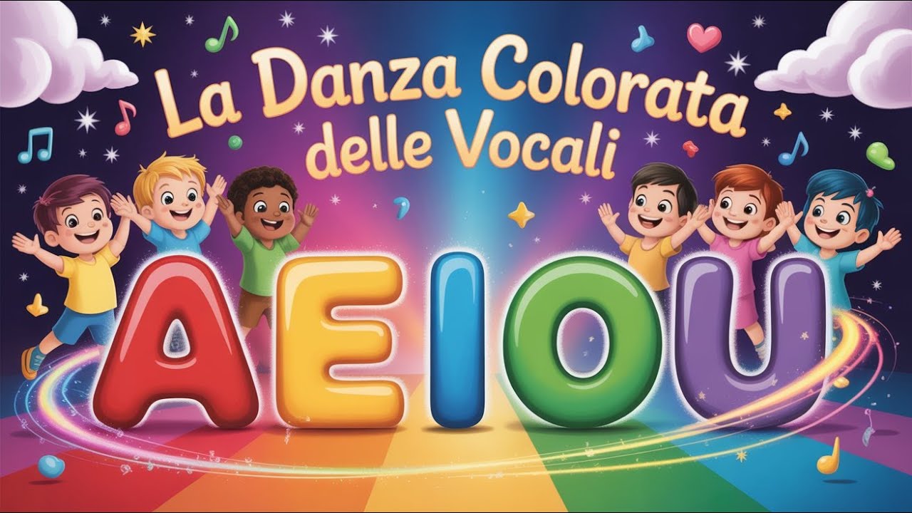 la danza colorata delle vocali