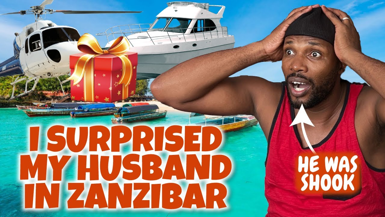MY HUSBAND SURPRISE IN ZANZIBAR ||  THE TURTLE DRAMA THAT FOLLOWED