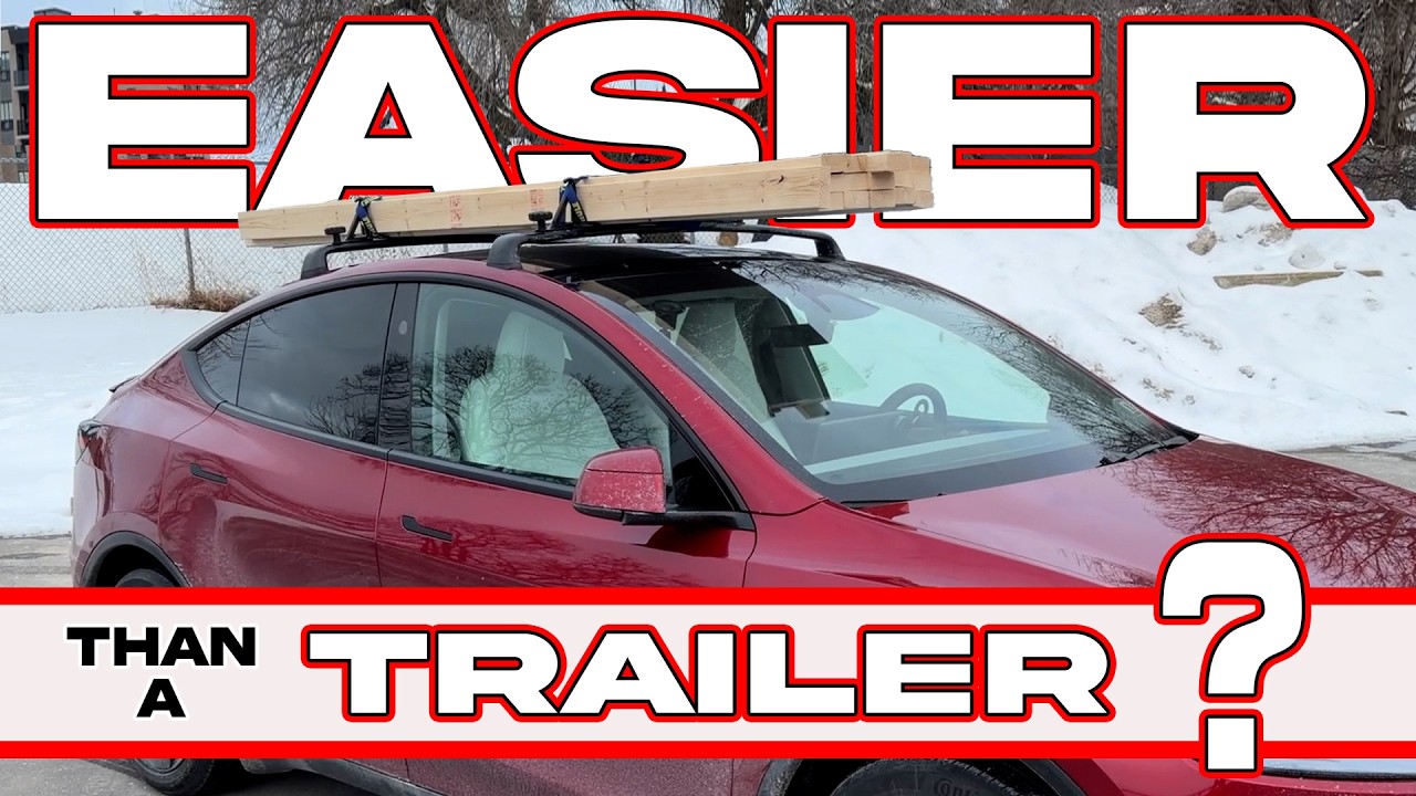 Hansshow Roof Rack - Is it Easier than Using a Trailer?