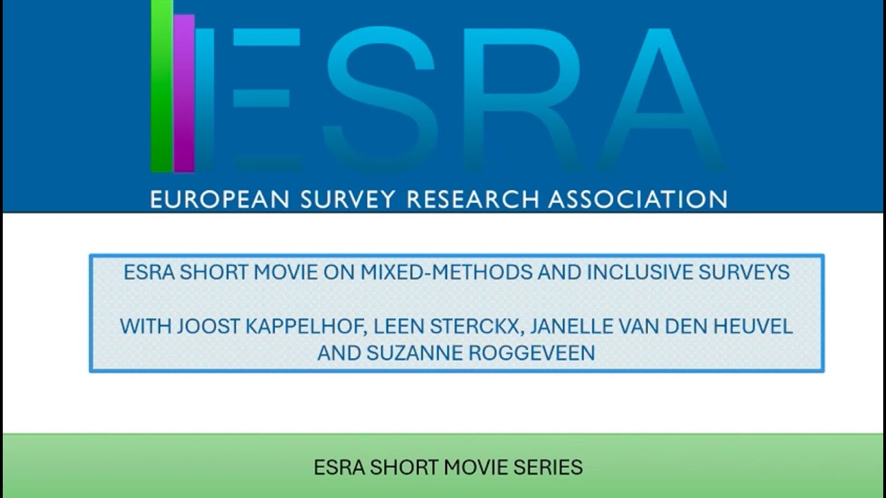 ESRA Podcast: Mixed-Methods and Inclusive Surveys