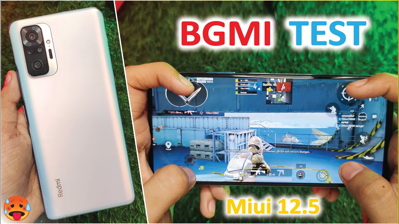 Redmi Note 10 Pro - BGMI Test 🔥 || After MiUi 12.5 India Update || Performance? Heating?