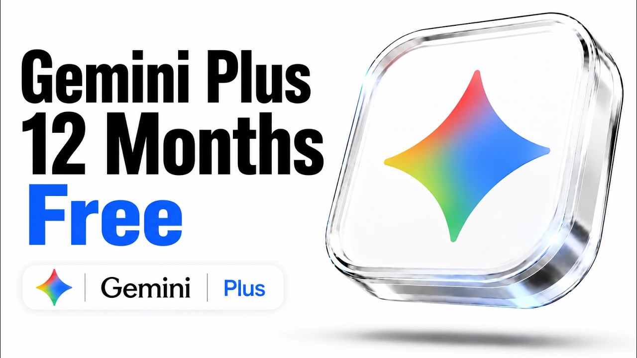Gemini Plus FREE for 12 Months!