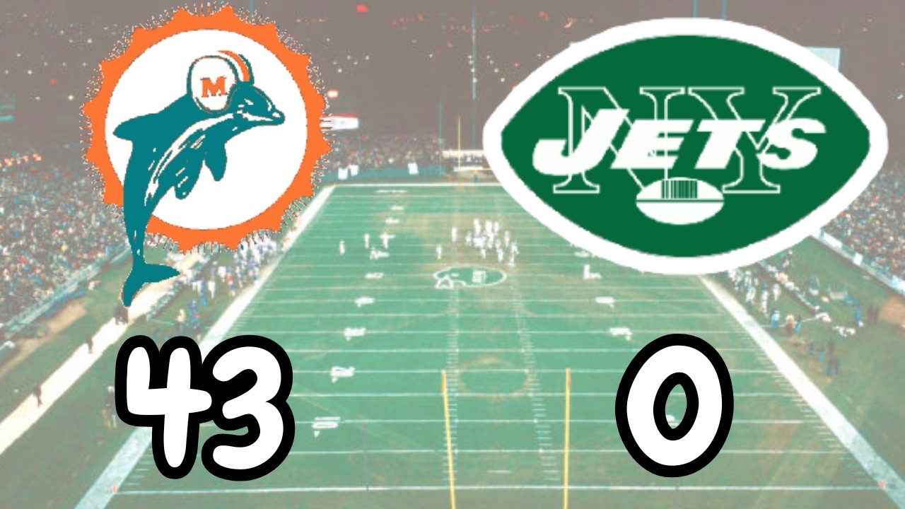 The DUMBEST Game in New York Jets History | Dolphins @ Jets (1975)