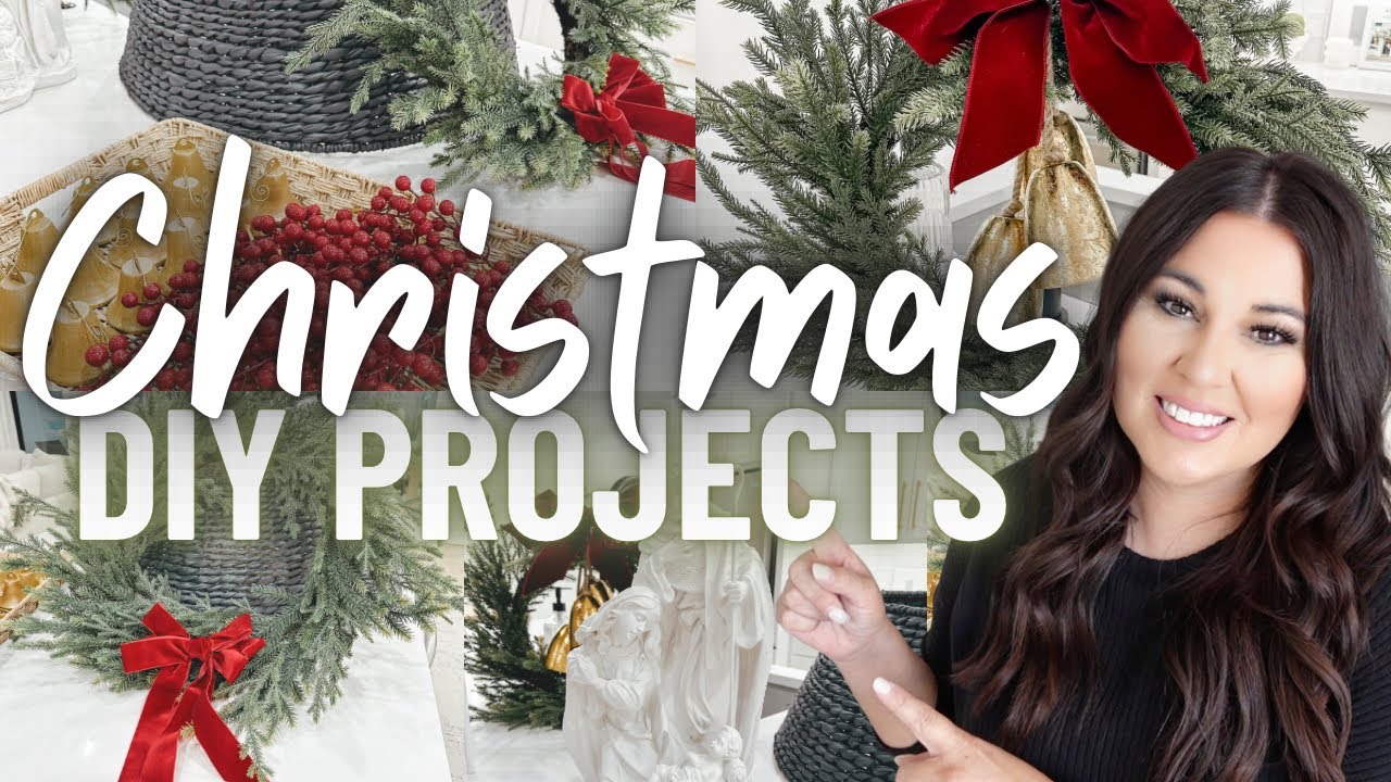 *NEW* CHRISTMAS DECOR DIY PROJECTS | 5 EASY DIY CHRISTMAS PROJECTS | LUXE FOR LESS DIY CHRISTMAS