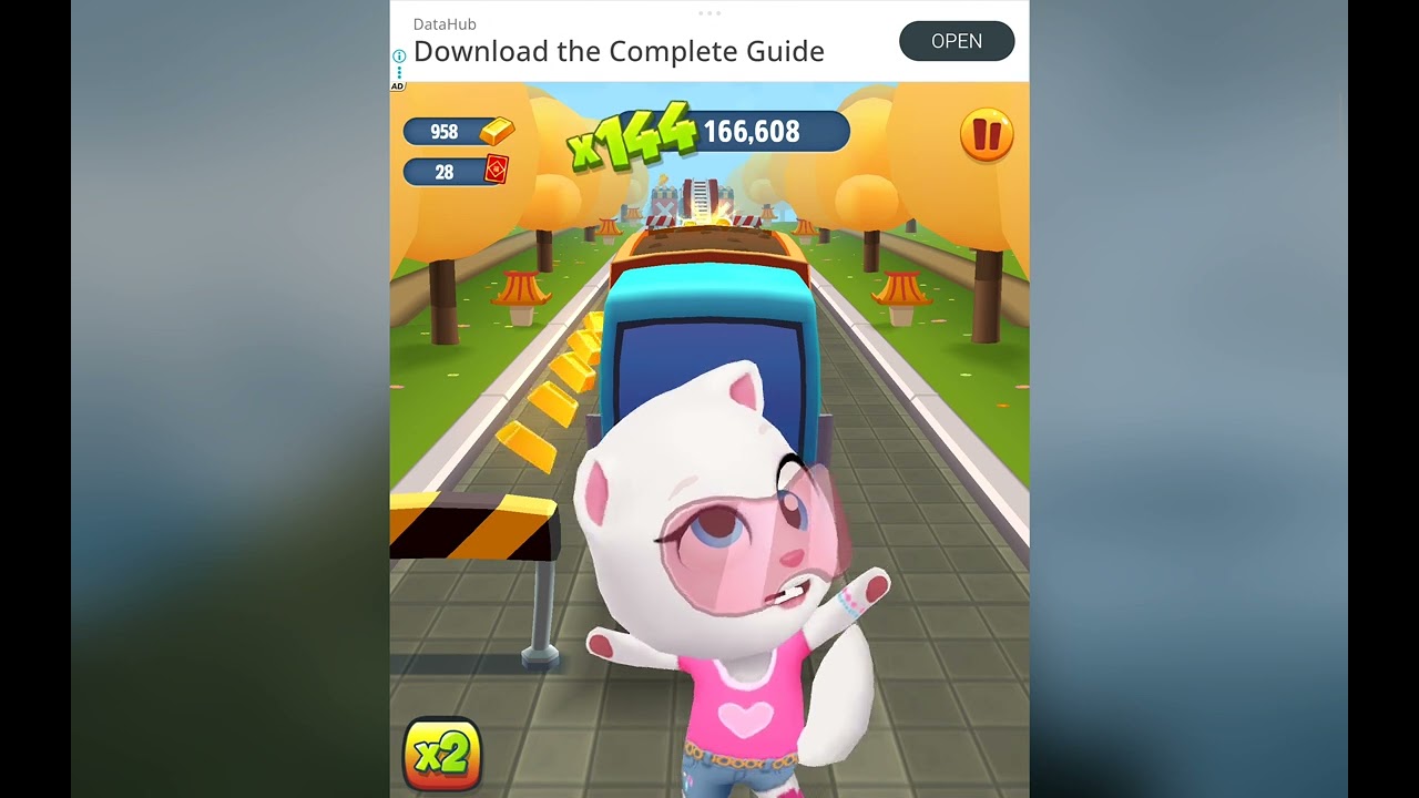 Playing tom gold run #runninggame #tom #gold #run 