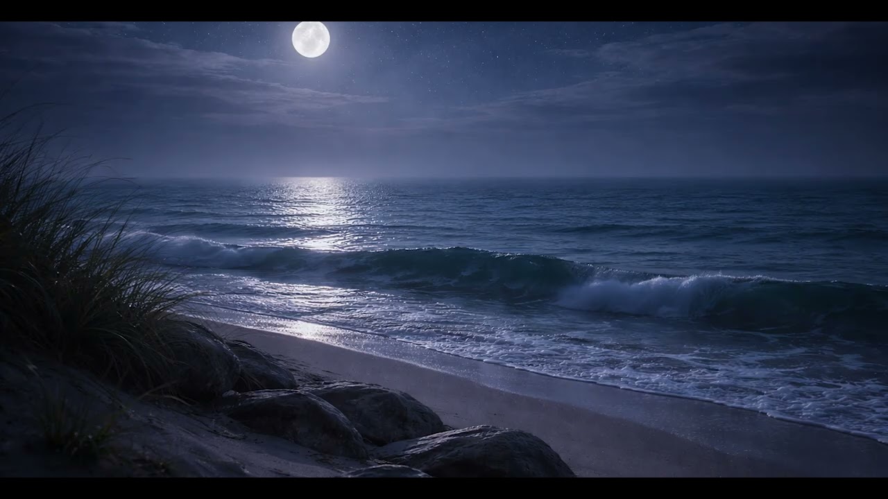 Midnight Ocean Drift 🌙 | Deep Ambient Soundscape