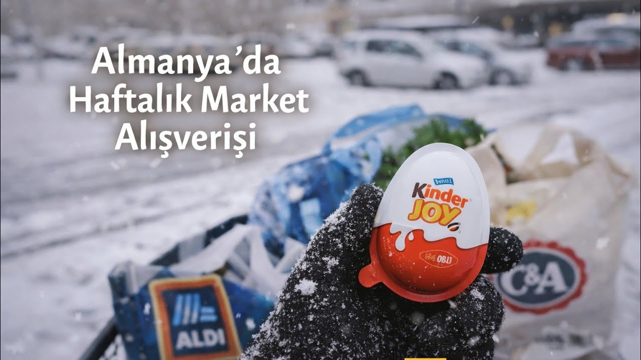 Almanya'da Haftalık Market Alışverişi 🛒 | HaftalıkVlog | Aldi , Lidl , C&A @gurbetciegelii 