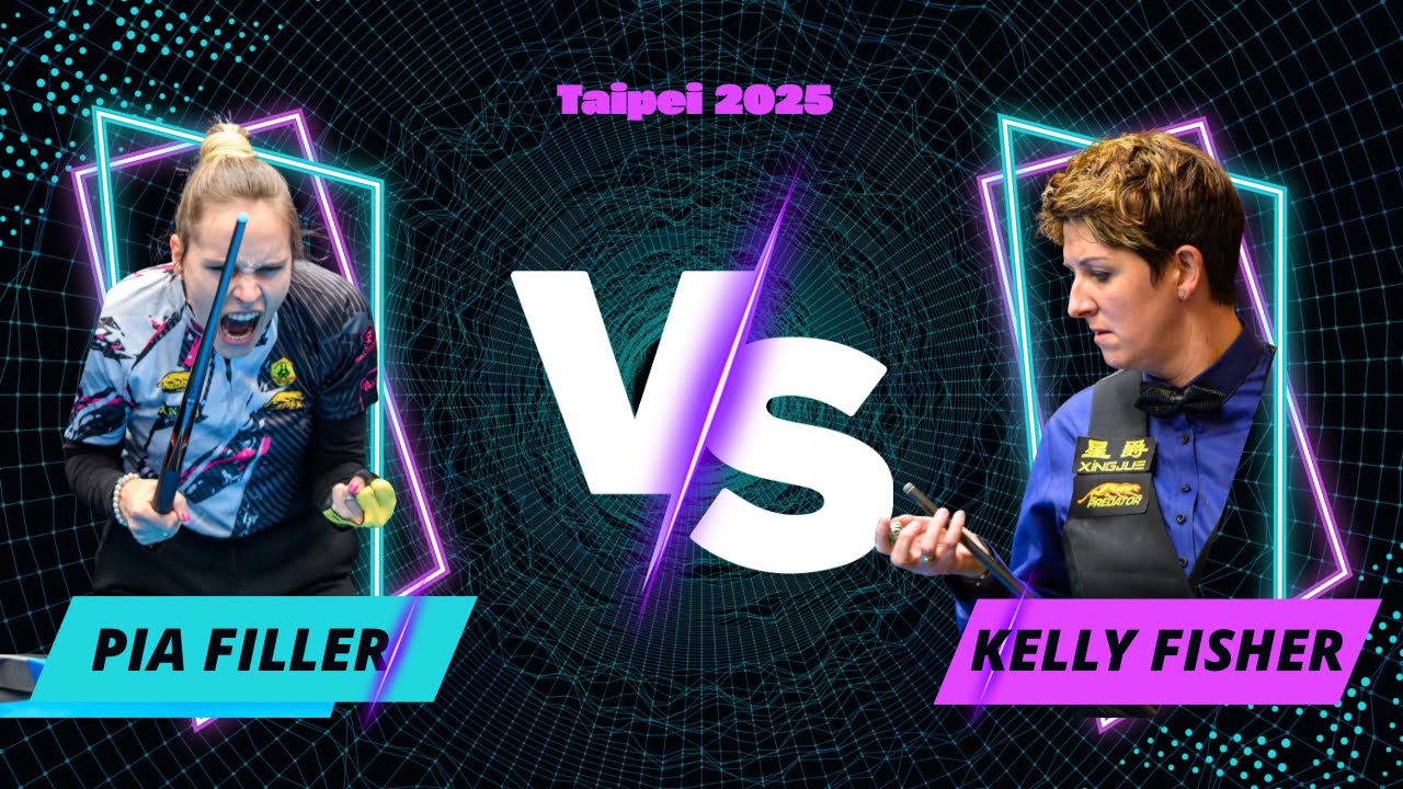 PIA FILLER vs KELLY FISHER | 10Ball | Race to 7