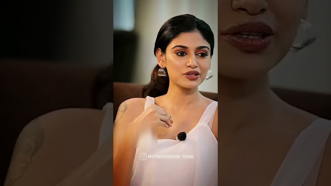 Oviya motivational speech / love yourself / tamil motivational video