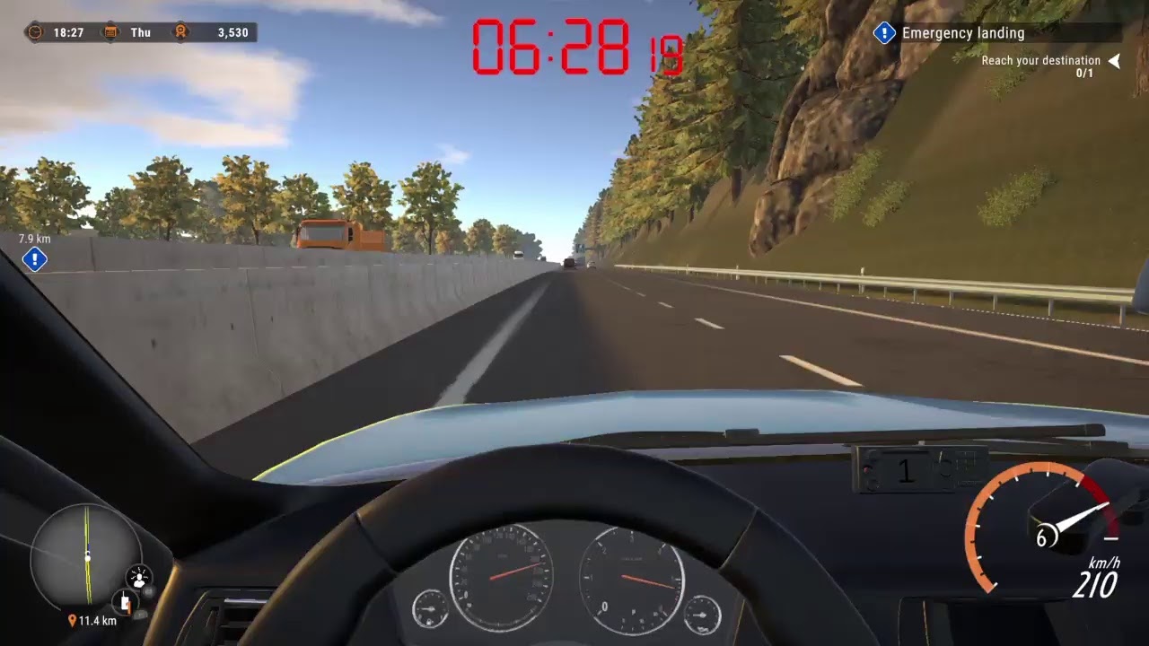autobahn police simulator 2 emergency landing!!!!