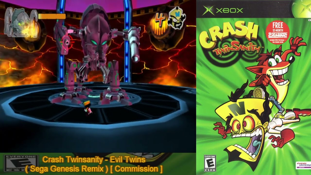 Crash Twinsanity - Evil Twins ( Sega Genesis Remix ) [ Commission ]