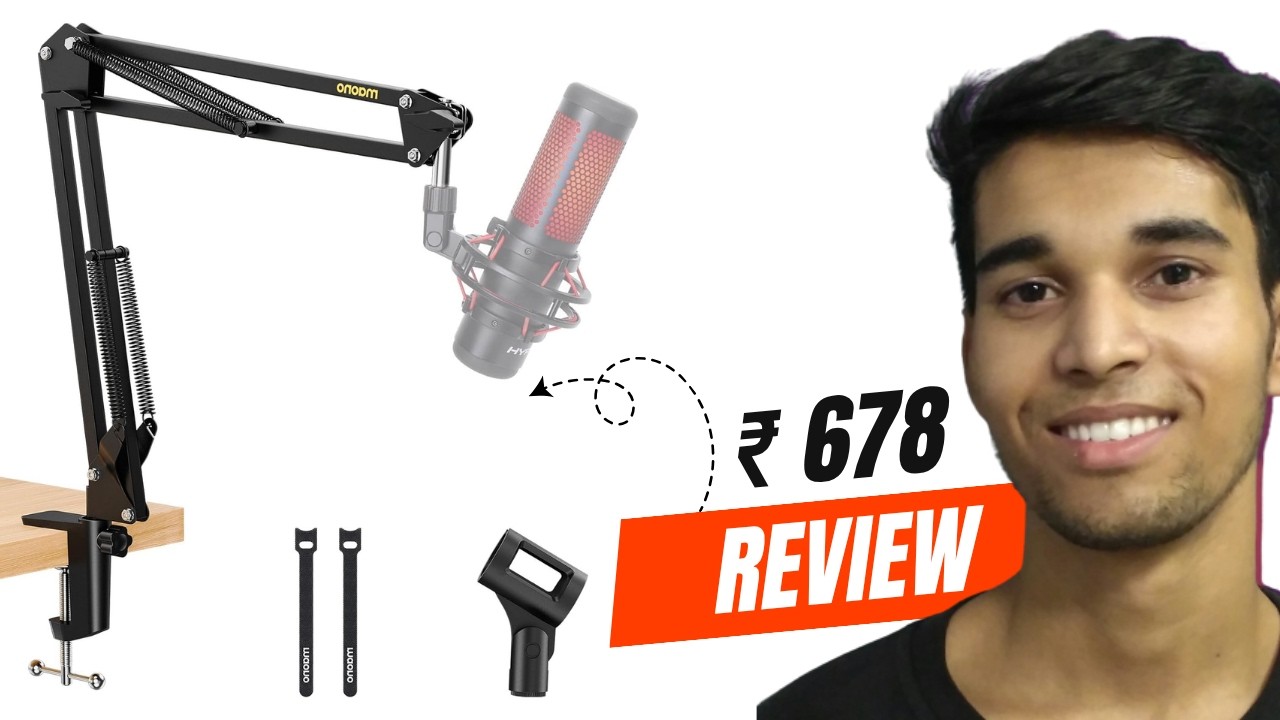 Maono AU B01 Boom Arm Review (Full Setup + My Honest Rating)
