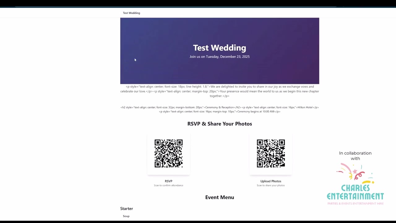 Демонстрация Eventolo QR