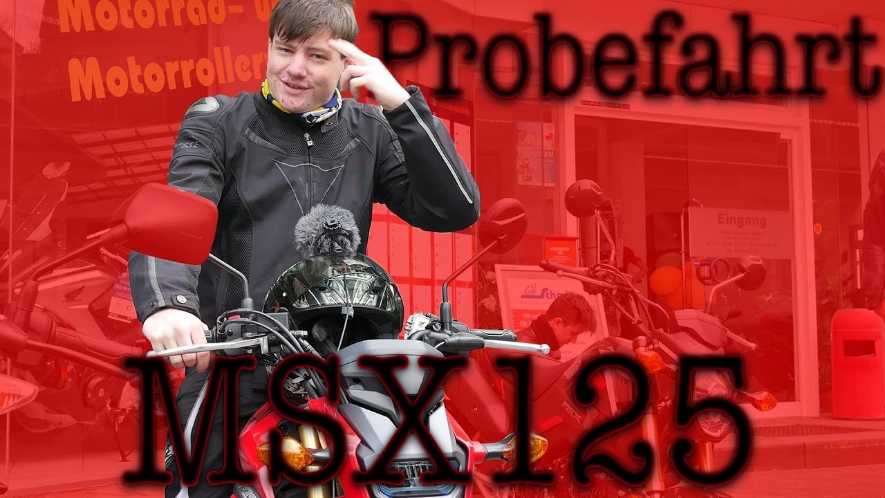 MSX 125 Probefahrt | Yamanda125ccm