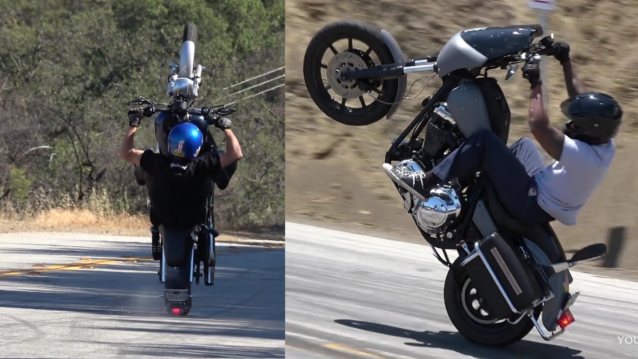 Mulholland Riders - Knee Dragging Harley, Wheelies & Groms