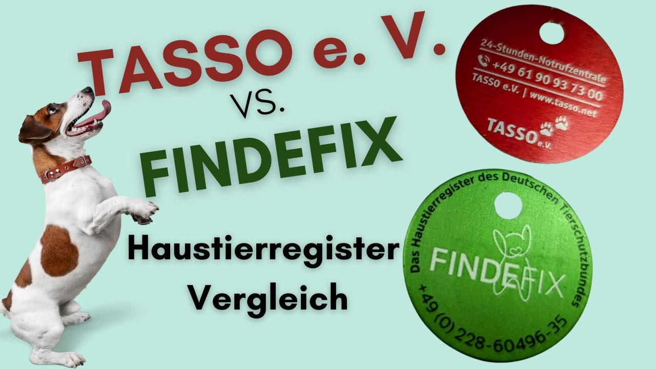 TASSO vs. FINDEFIX: Der ultimative Haustierregister-Vergleich!