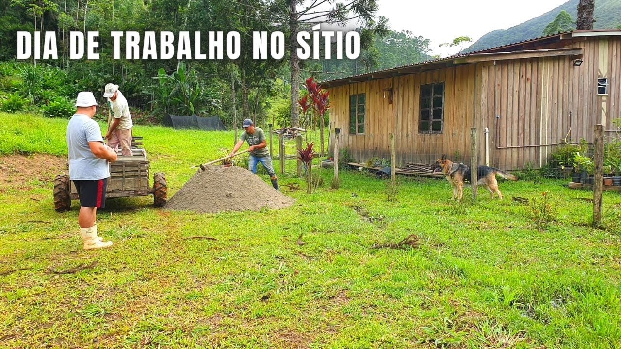 DIA DE TRABALHO NO SÍTIO NOVO