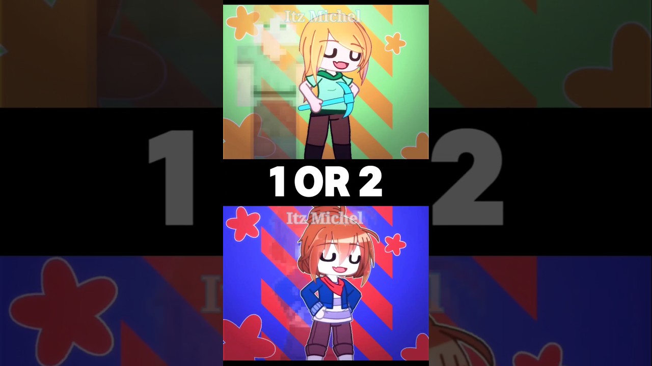 1 or 2? #gacha #gachalife #gachaclub #trend #shorts
