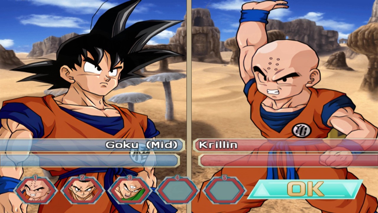 Dragon Ball Z BT4 Mod - Goku (Z - Mid) VS Krillin & Yamcha & Tien