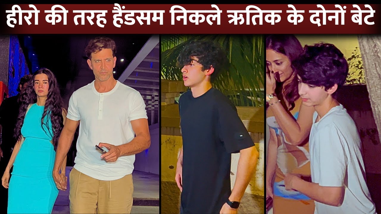 Hrithik Roshan's Son Hrehaan Roshan and Hridhaan Roshan Handsome Like Hero