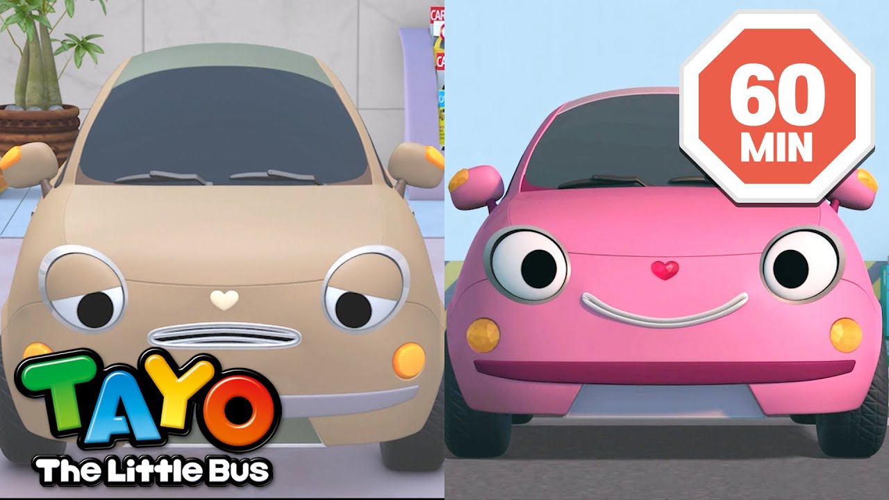 [60分] タヨ 人気エピソード🚌 l 自動車の変身🚕 l ちびっこバス タヨ