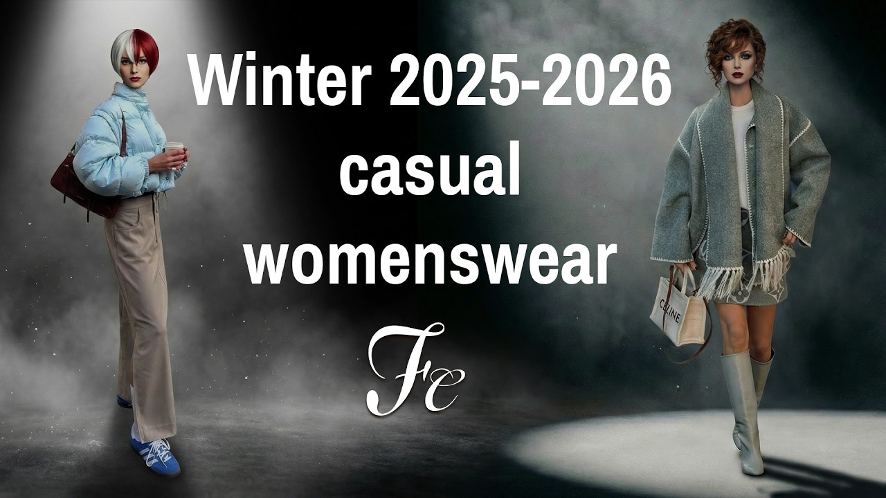 Winter 2025 2026 casual womenswear