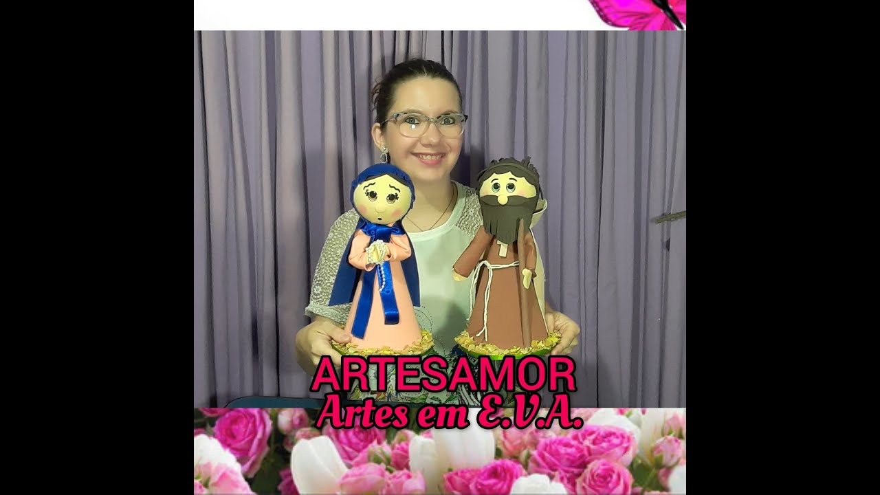 José e Maria em 3D- Passo a passo