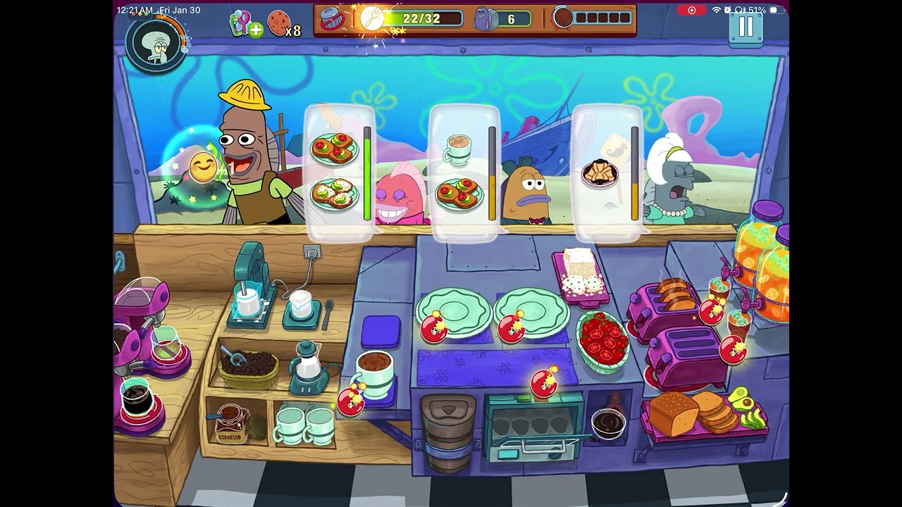 Flying Dutchman Event! 👻 | SpongeBob SquarePants Netflix Let’s Get Cooking (Map 3)
