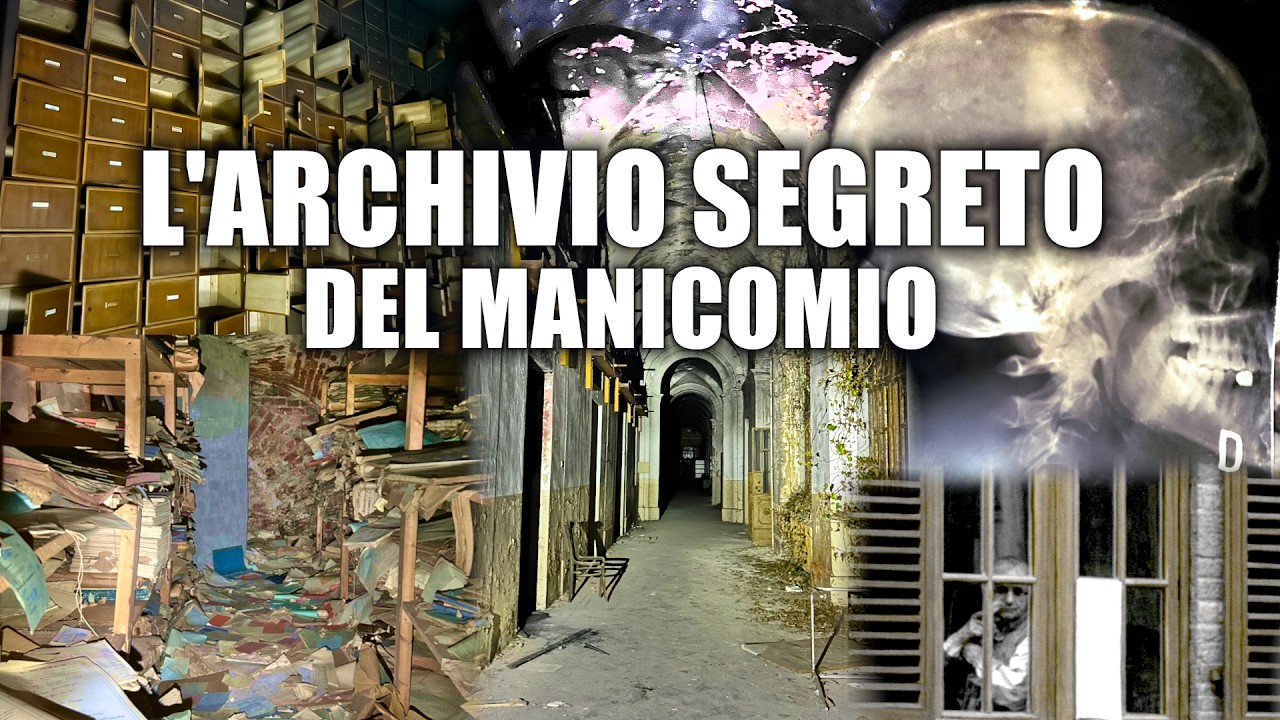 L'OSPEDALE PSCHIATRICO DEGLI ORRORI CON L'ARCHIVIO NASCOSTO NEI SOTTERRANEI DEL MANICOMIO!