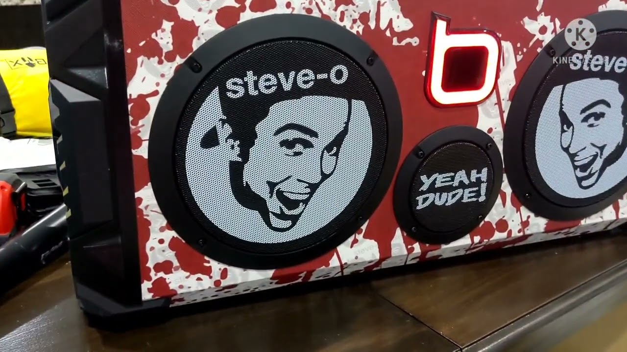 Steve-O Bumpboxx Flare 8 boom box initial review yeah dude!