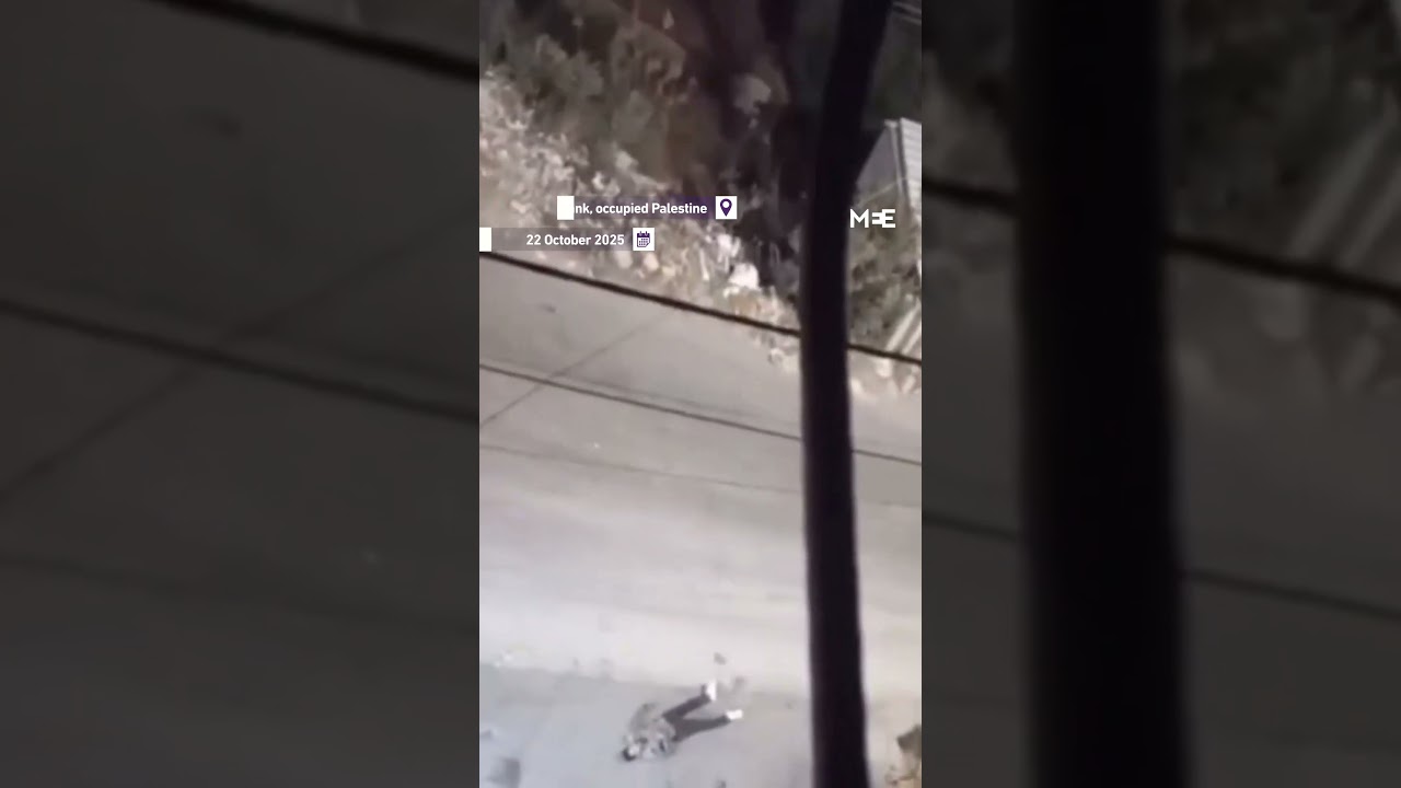 Young Palestinian man shot by Israeli forces in Nablus in the occupied West Bank