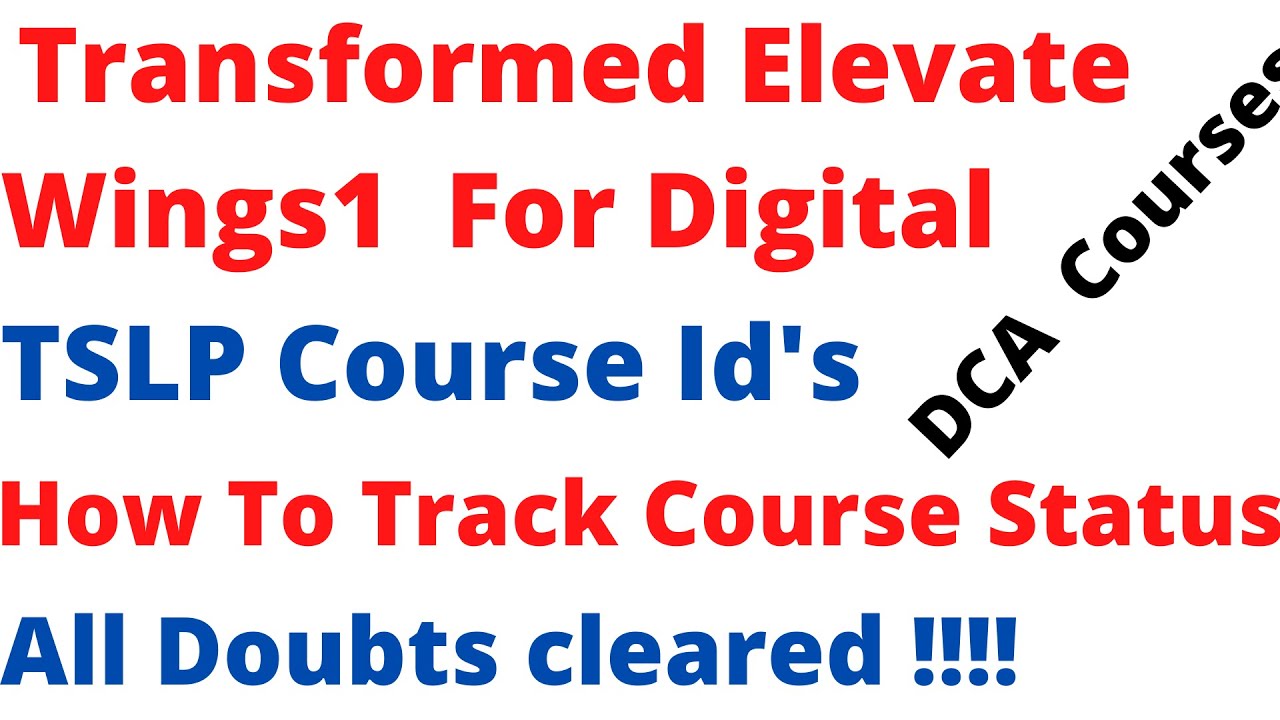 TCS TRANSFORMED  WINGS 1 2022 FOR DIGITAL| TCS ELEVATE WINGS 1 COURSE IDS| TSLP 2.0 NINJA TO DIGITAL
