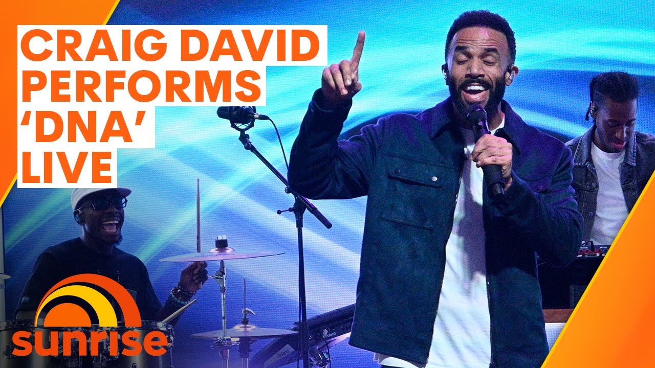 Craig David performs 'DNA' live on Sunrise
